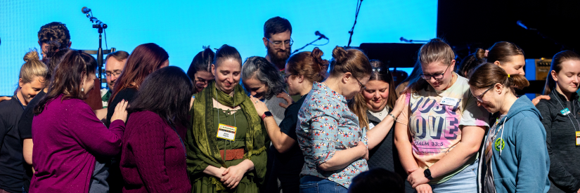 Mentors blessing new youth workers